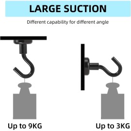 Geckoteq Systeemplafond Magneet Haak - beschadigd - per 10 stuks